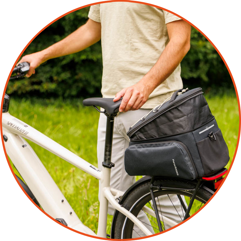 Sakwa rowerowa na tylny bagażnik New Looxs Sports 31L Racktime 2.0